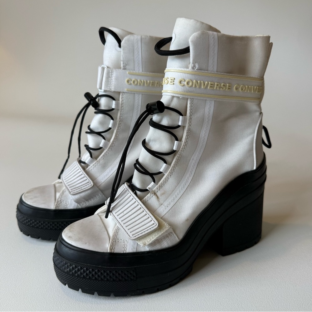 Converse Chuck Taylor Gr8 Platform Sneaker Heeled Boot Size 6.5 - Picture 4 of 10
